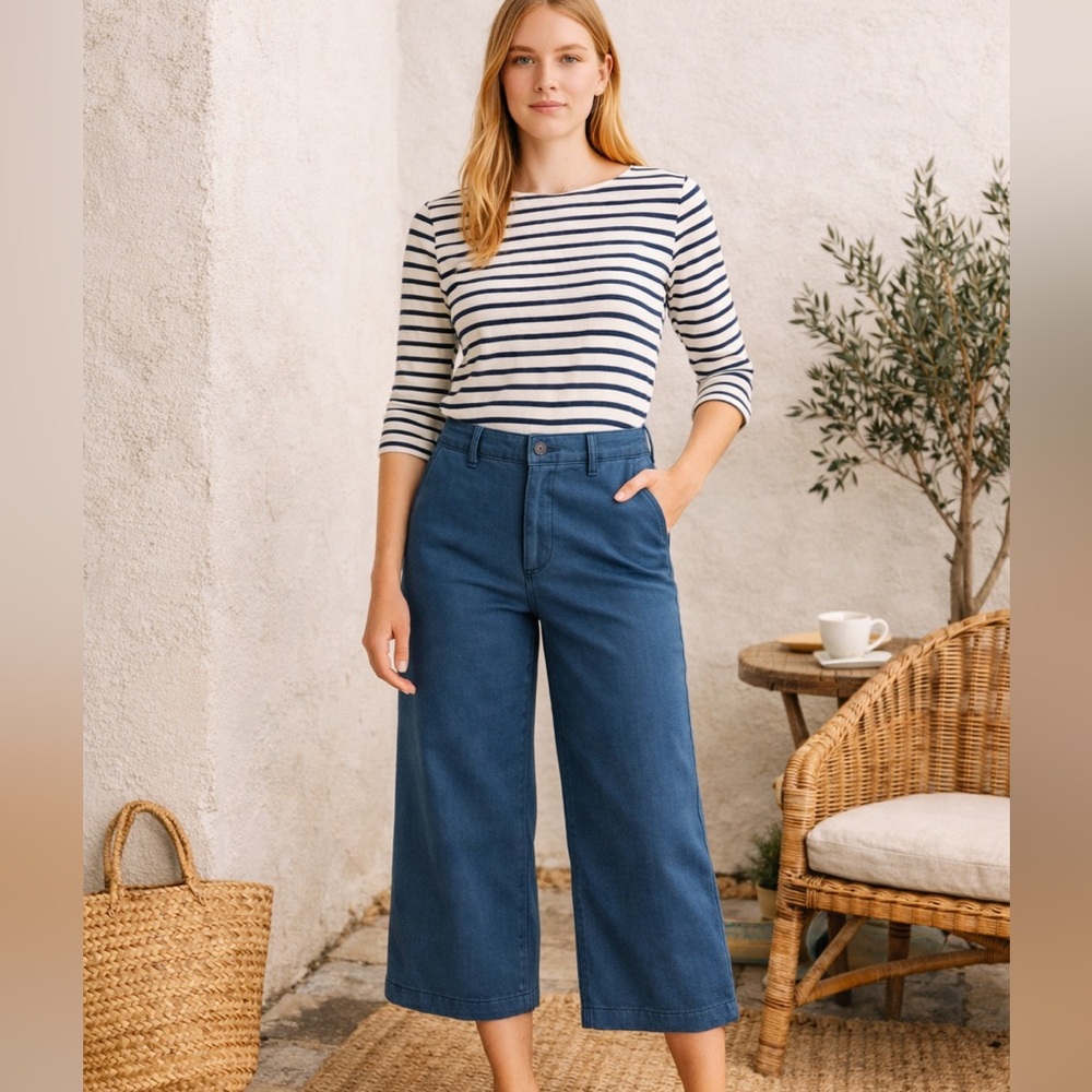 Madewell Emmett Wide-Leg Crop Pants Size 28 Women’s